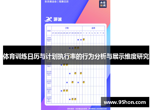 体育训练日历与计划执行率的行为分析与展示维度研究